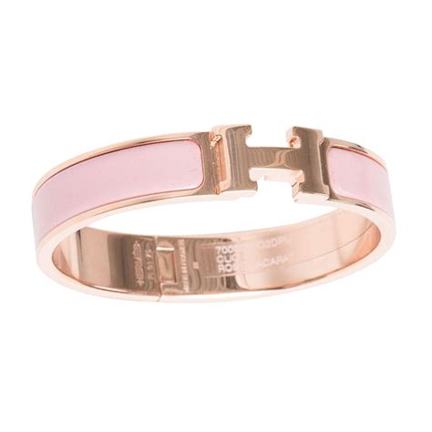 rose gold hermes bracelet